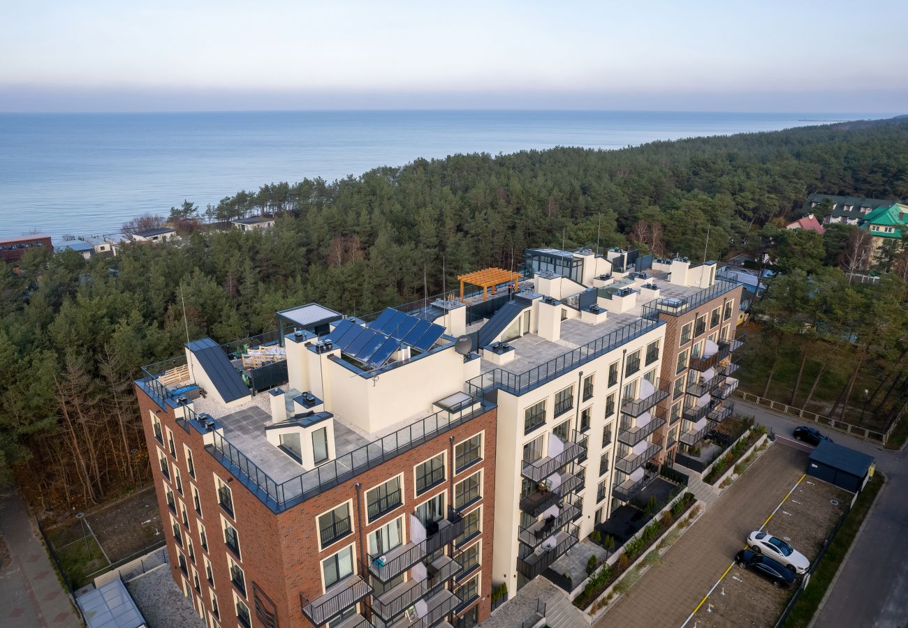 Ferienwohnung in Międzywodzie -  Na Wydmach B17 - Apartment mit einem Schlafzimmer und Balkon