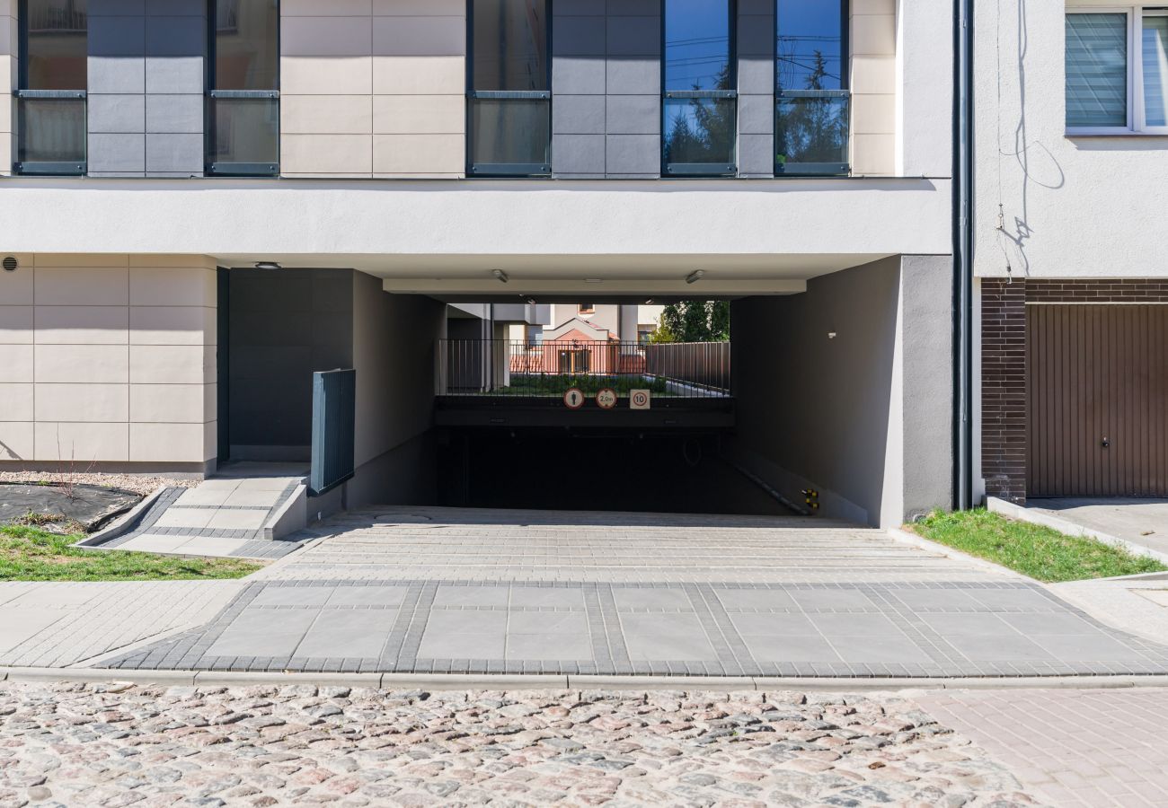 Ferienwohnung in Poznań - Rejtana 4/28, 1 Schlafzimmer, mit Balkon