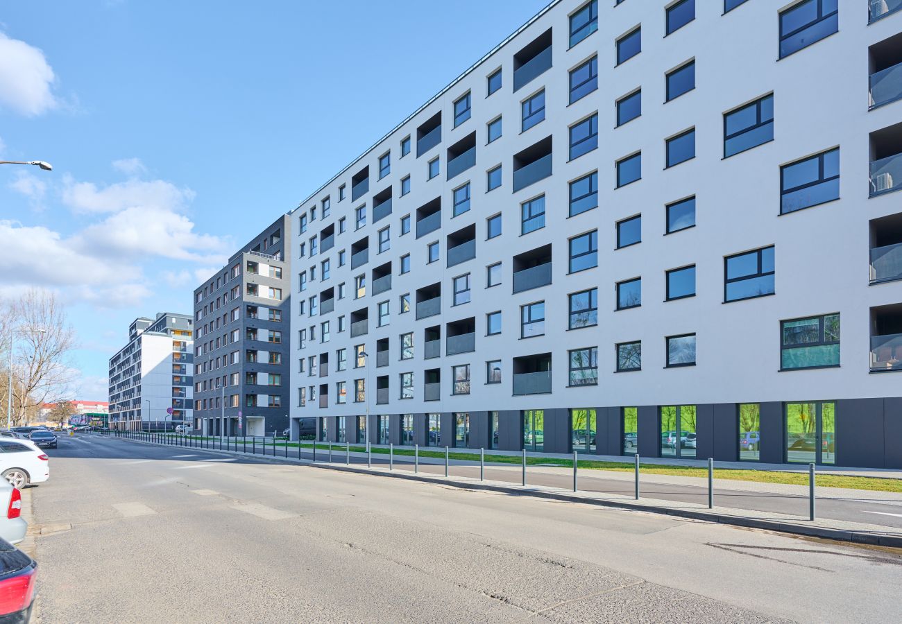 Ferienwohnung in Wrocław - Gwiaździsta 18, 1 Schlafzimmer, Balkon