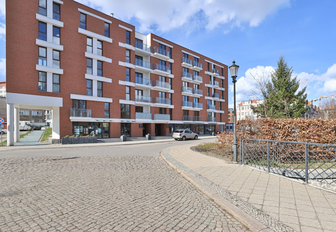 Ferienwohnung in Gdańsk - Rybaki Górne 7/15 ⁞ 1 Schlafzimmer ⁞ Mit Garten