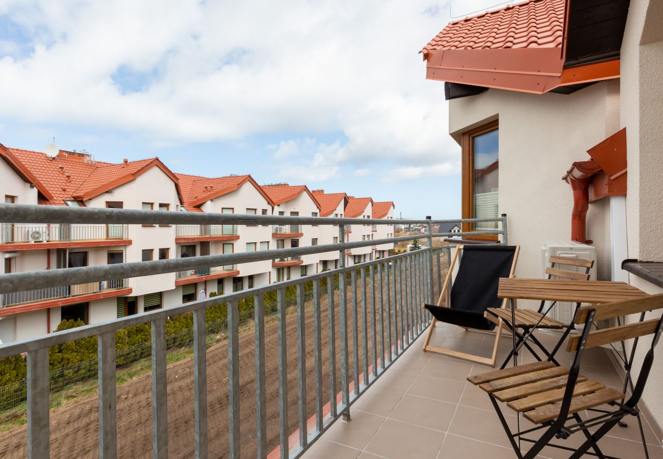 Ferienwohnung in Darłowo - Darłówko Wschodnie, Jagiellońska  4/21, 1 Schlafzimmer, Balkon