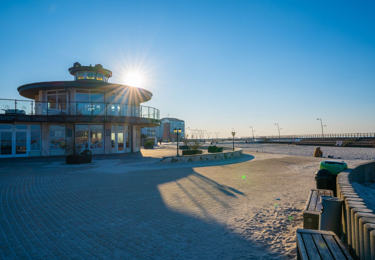 Ferienwohnung in Darłowo - Darłówko Wschodnie, Jagiellońska  4/21, 1 Schlafzimmer, Balkon