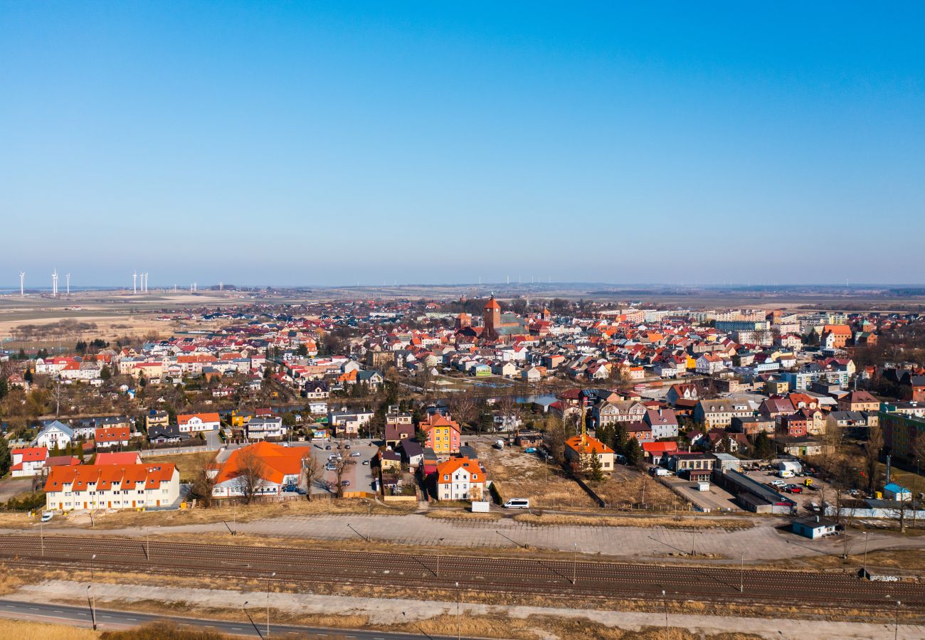 Ferienwohnung in Darłowo - Darłówko Wschodnie, Jagiellońska  4/21, 1 Schlafzimmer, Balkon