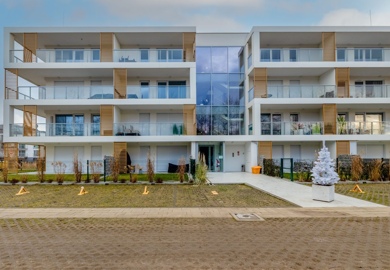 Ferienwohnung in Gąski - Nadbrzeżna 106D/25, 1 schlafzimmer mit balkon, Gąski