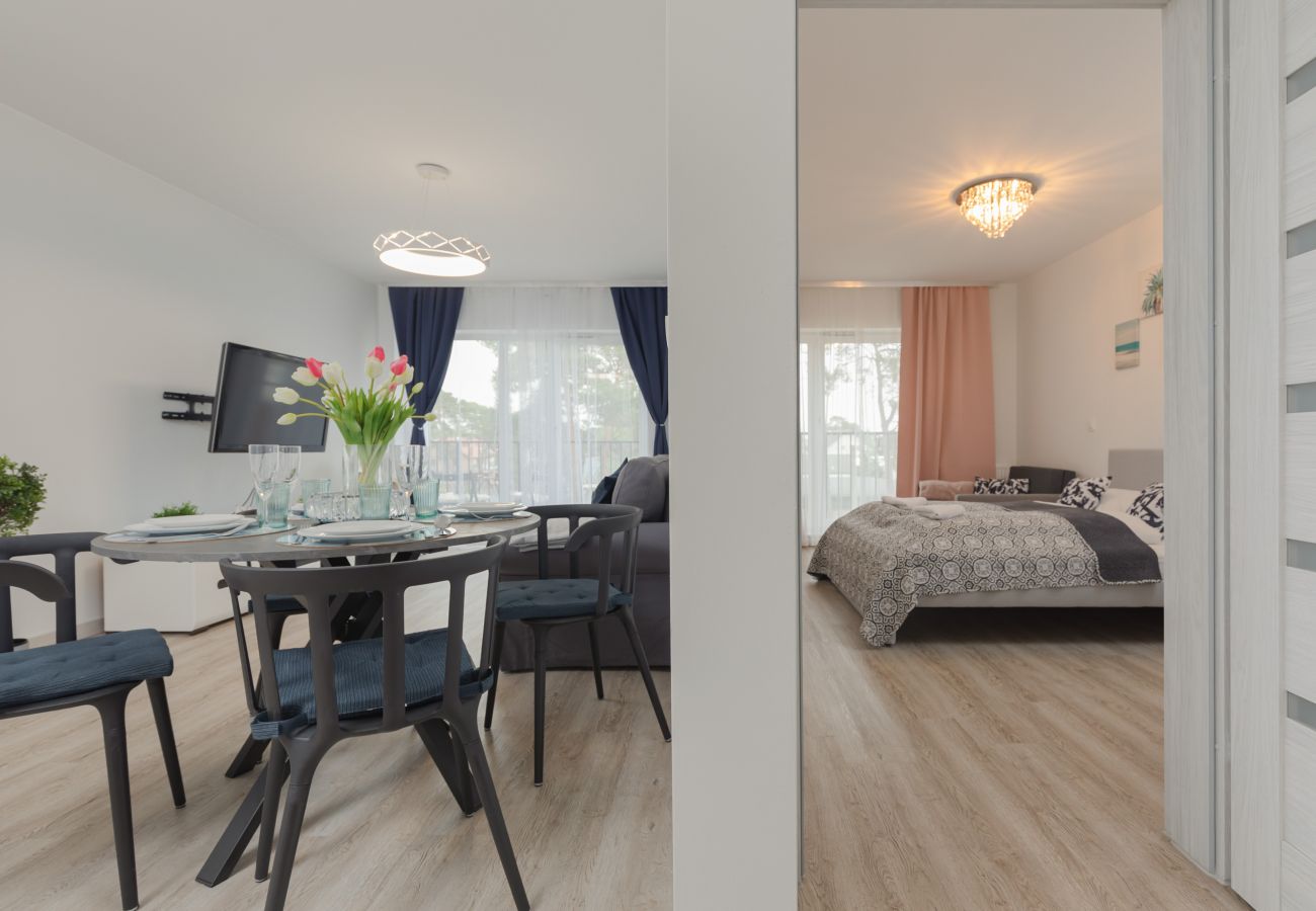 Ferienwohnung in Międzywodzie - Na Wydmach B28, 1 Schlafzimmer, Balkon