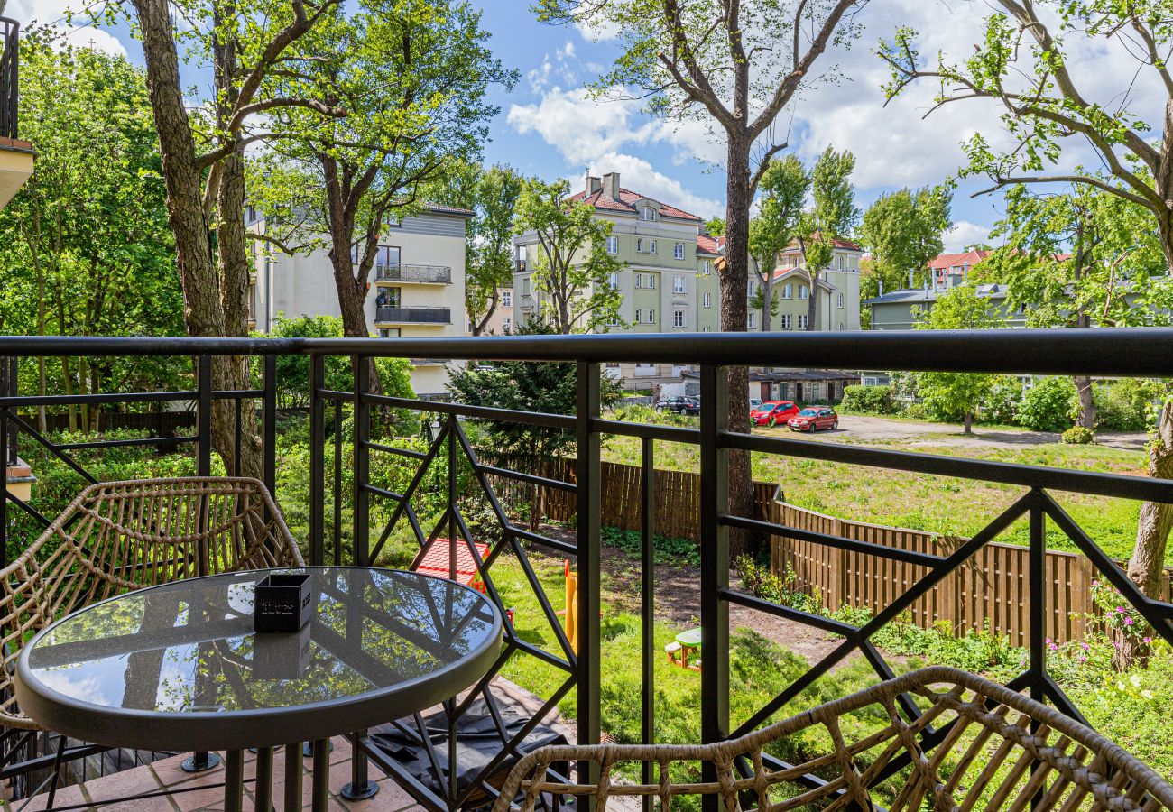 Ferienwohnung in Sopot - Patio Mare B8, 1 Schlafzimmer, Balkon