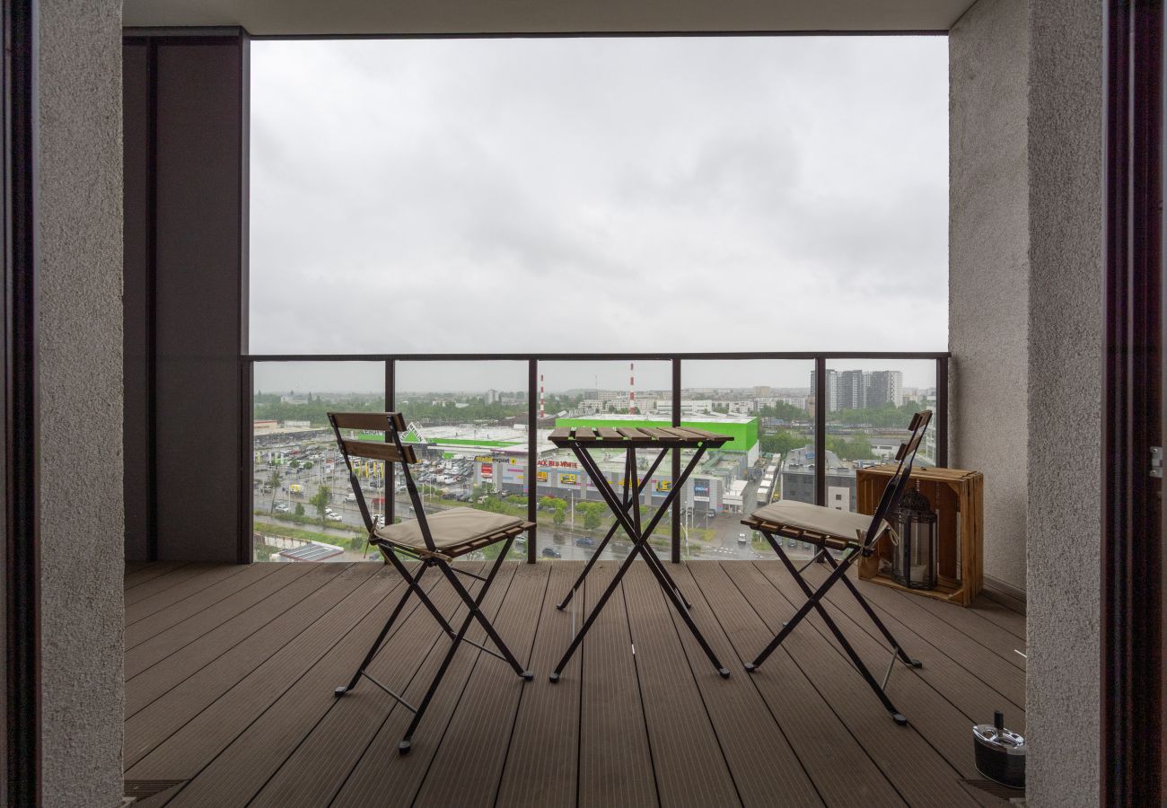 Ferienwohnung in Wrocław - Krakowska 84/70, 1 Schlafzimmer, Balkon