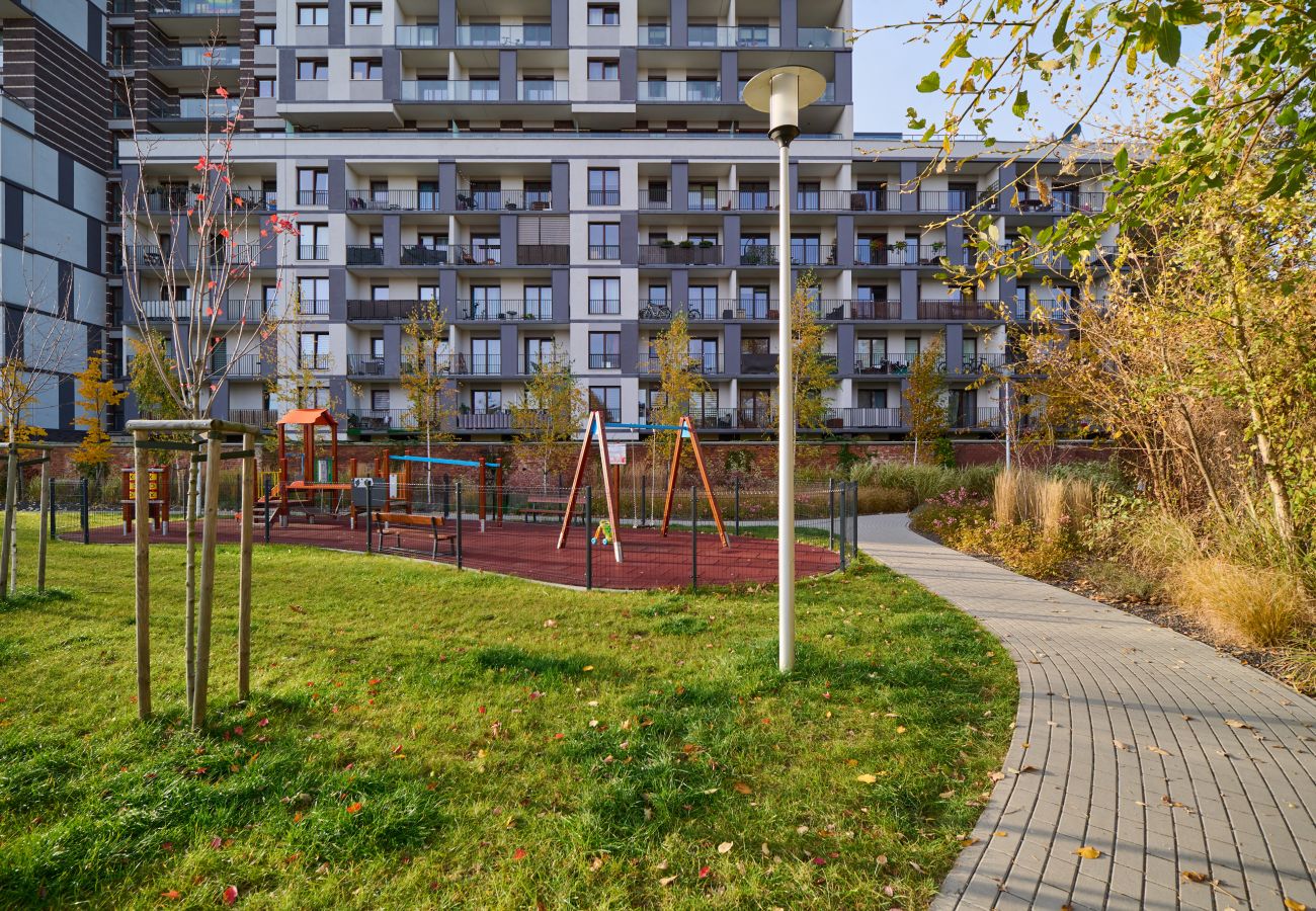 Ferienwohnung in Wrocław - Krakowska 84/70, 1 Schlafzimmer, Balkon