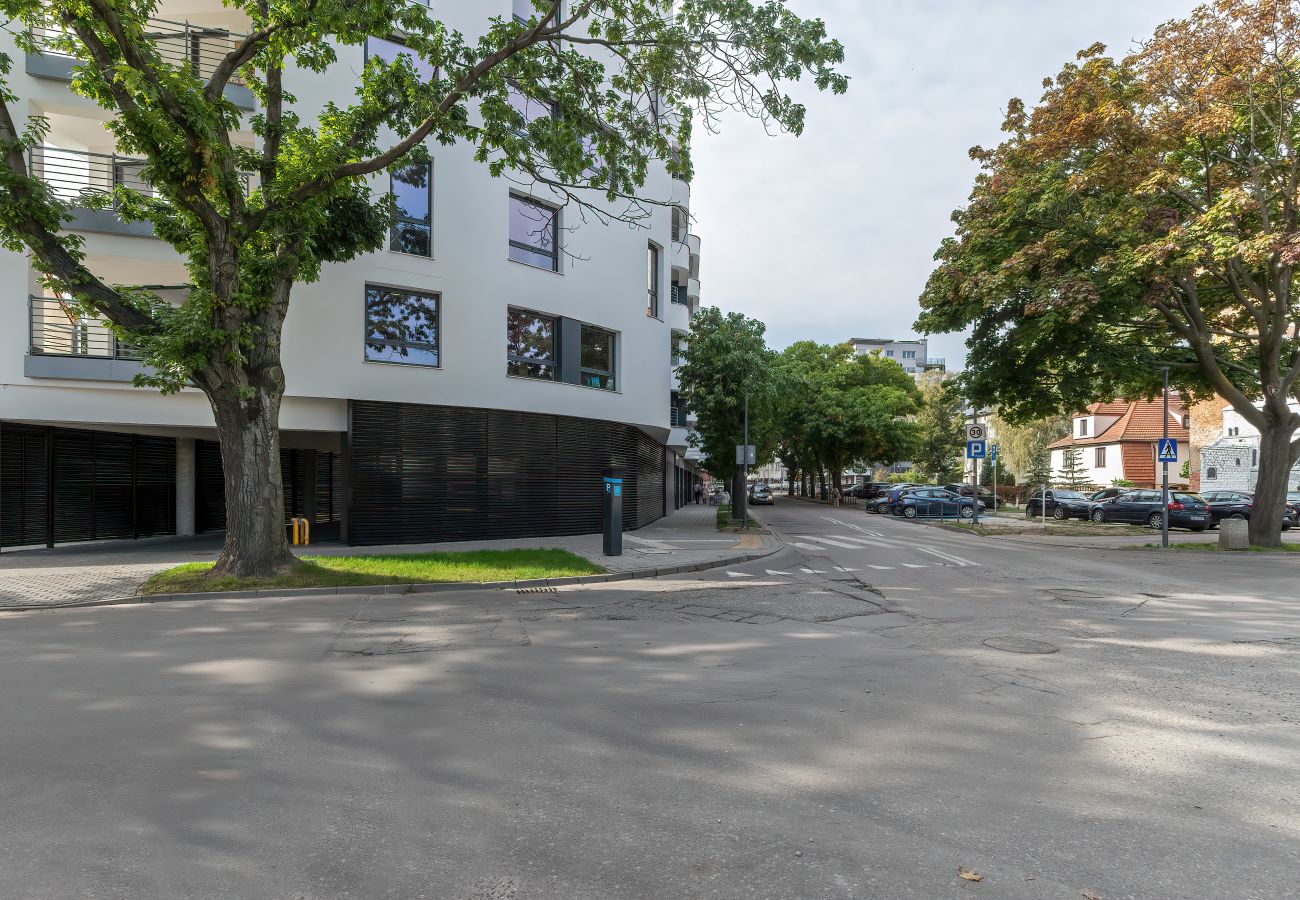 Ferienwohnung in Gdynia - Awanport Gdynia, 1 Schlafzimmer, Balkon