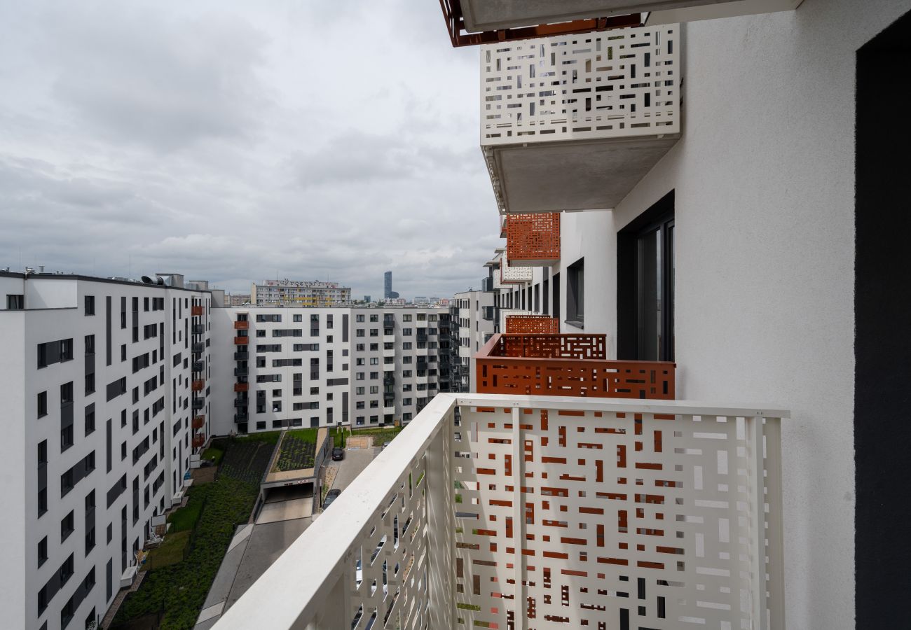 Ferienwohnung in Wrocław - Kamienna Anwesen Krzyki | Schicke 1-Schlafzimmer-Wohnung mit kostenlosem Parkplatz