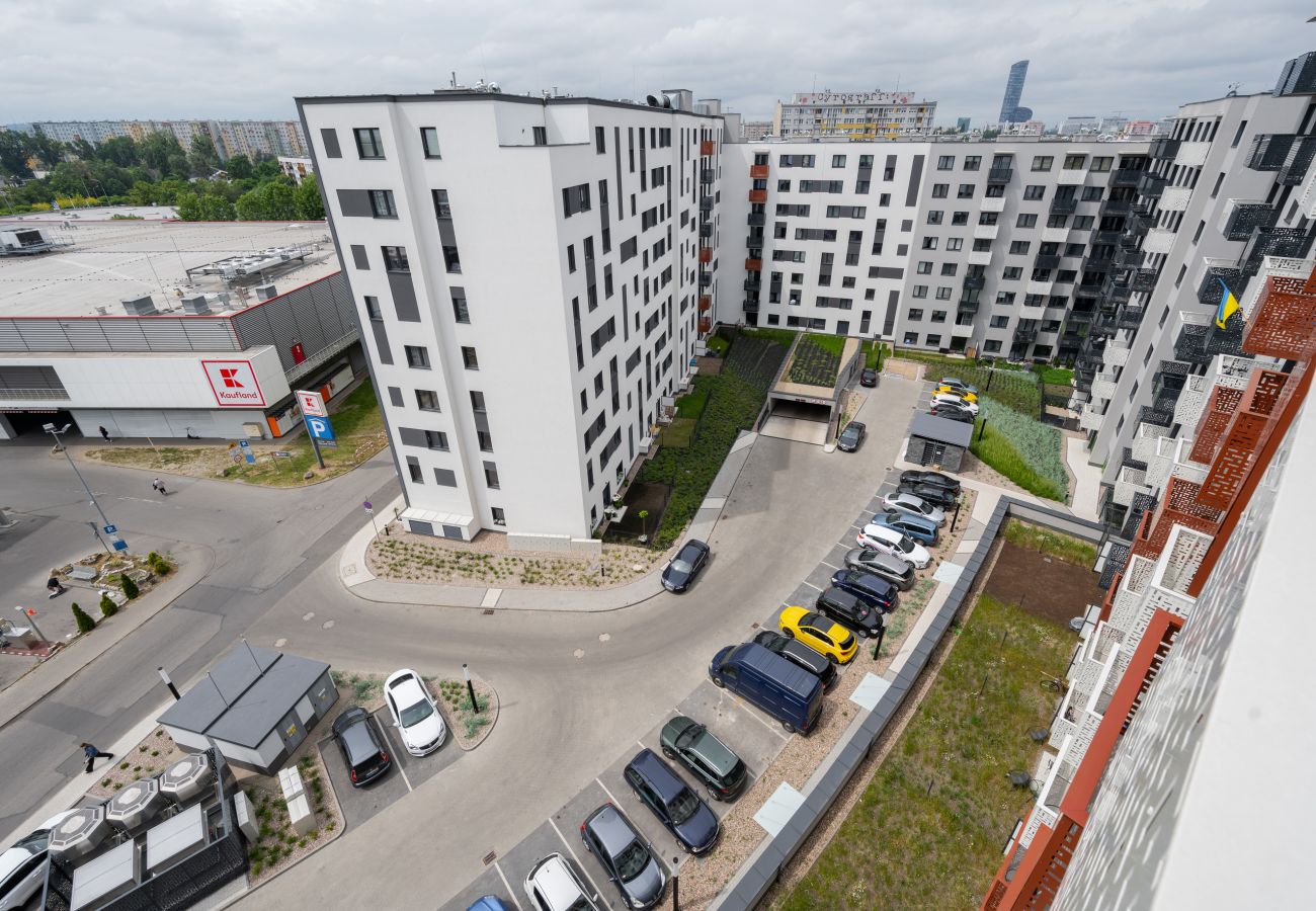 Ferienwohnung in Wrocław - Kamienna Anwesen Krzyki | Schicke 1-Schlafzimmer-Wohnung mit kostenlosem Parkplatz