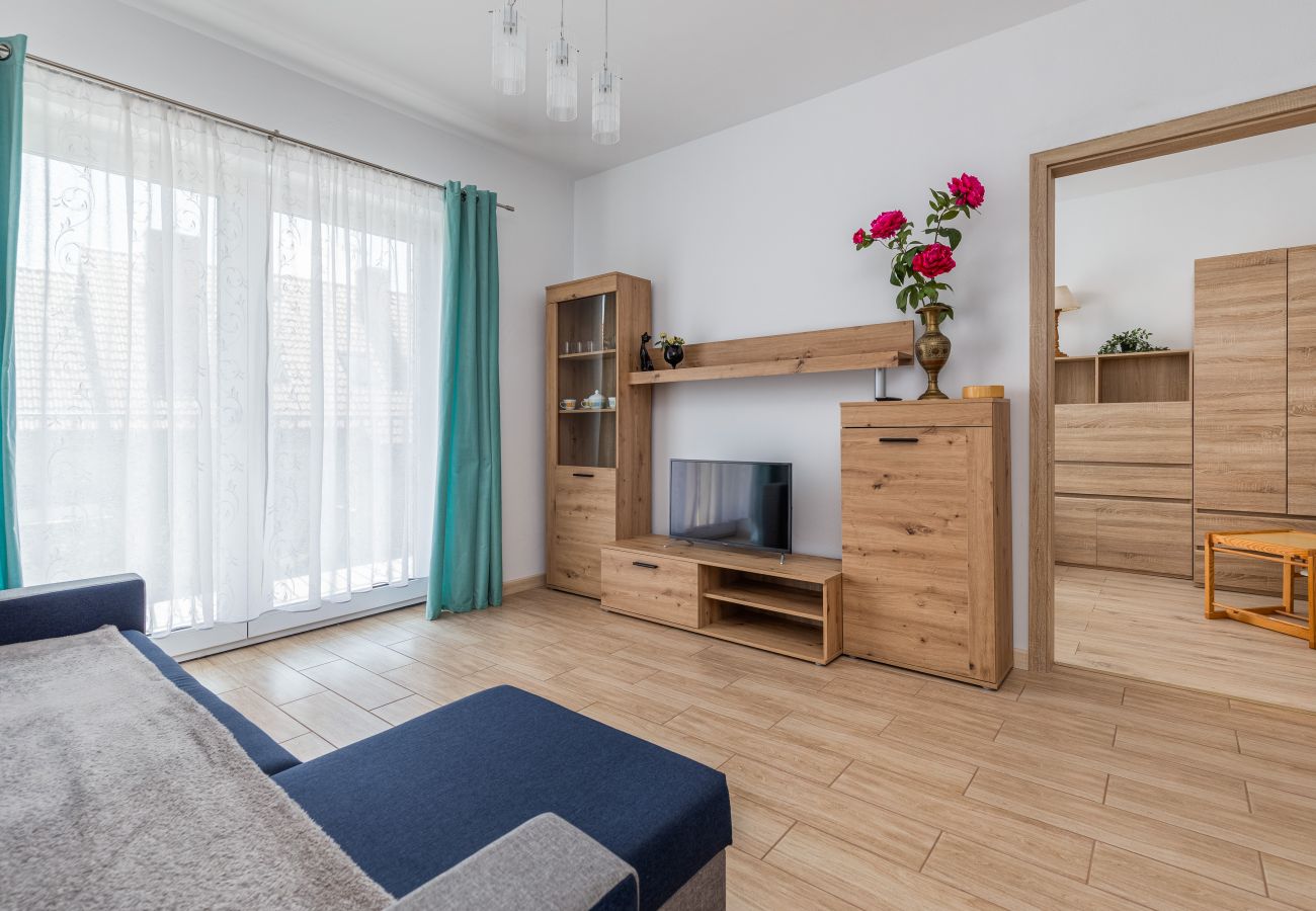 Ferienwohnung in Dziwnówek - Nad Zalewem 9/14, 1 Schlafzimmer, Balkon