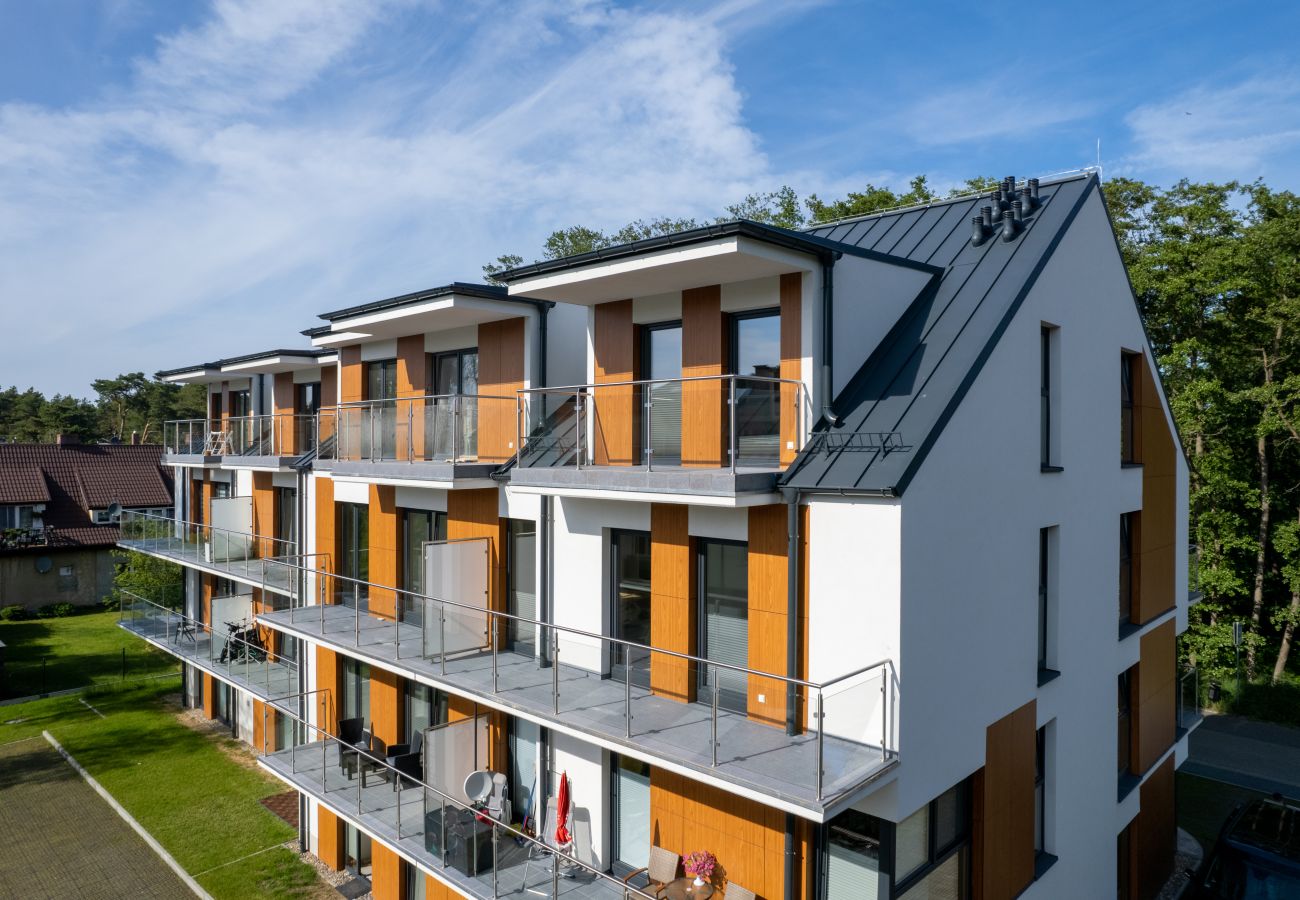 Ferienwohnung in Międzywodzie - Little Laguna 1b/10, 1 Schlafzimmer, Balkon