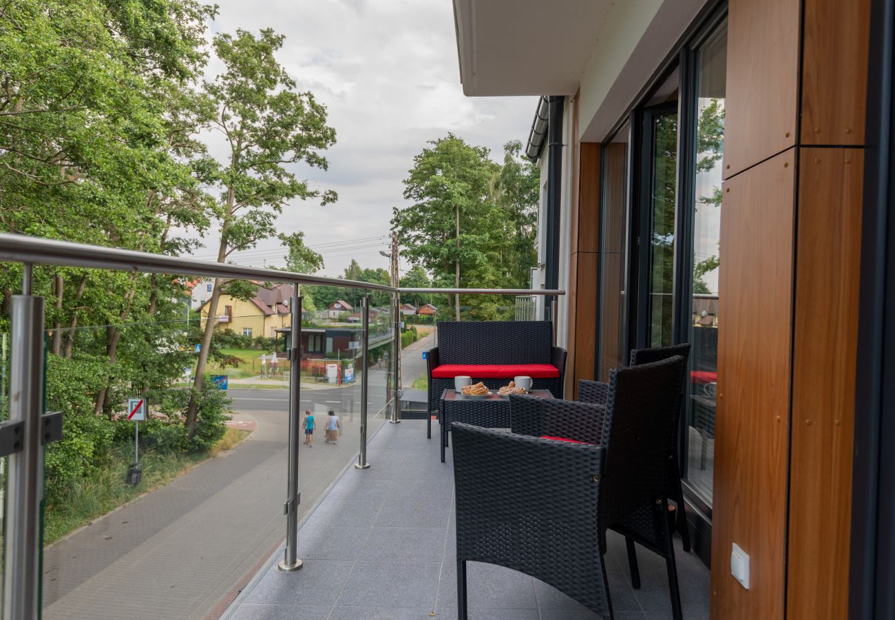 Ferienwohnung in Międzywodzie -  Little Laguna 14, 1 Schlafzimmer, Balkon