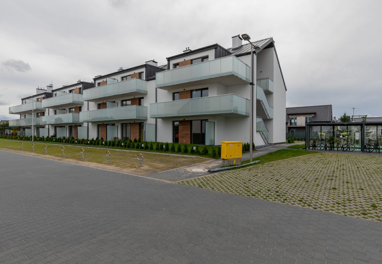 Ferienwohnung in Grzybowo - Grundstück Kapitanska 16C/36 | Wifi, Schlafzimmer, Parkplatz, Balkon