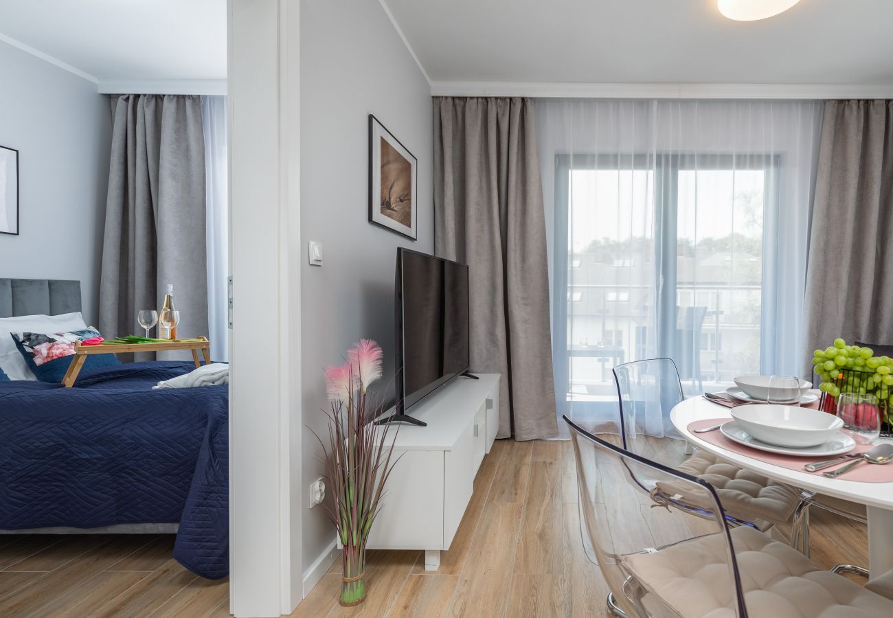 Ferienwohnung in Międzywodzie - Little Laguna 1B/24, 1 Schlafzimmer, Parkplatz, SPA