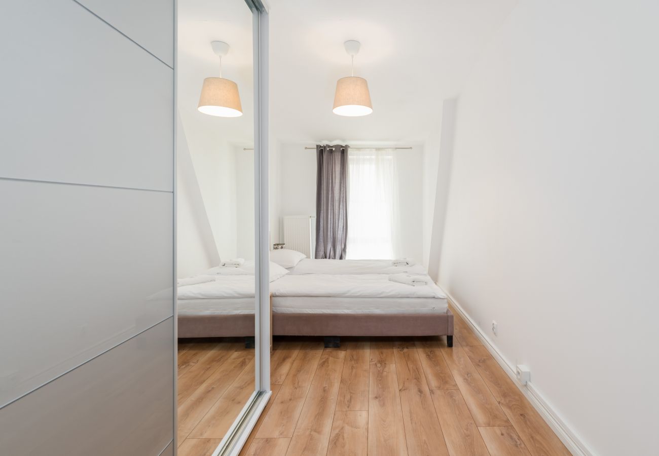 Ferienwohnung in Poznań - Strzelecka 32/12, 1 Schlafzimmer, Klimatisierung