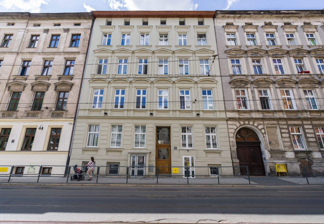 Ferienwohnung in Poznań - Strzelecka 32/12, 1 Schlafzimmer, Klimatisierung