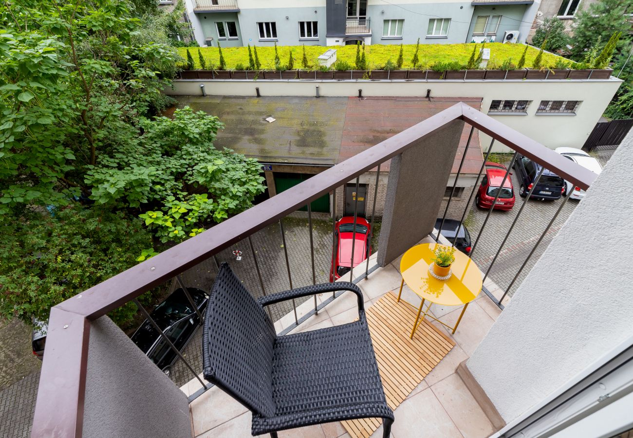 Ferienwohnung in Kraków - Wohnung Łobzowska 57/25, 1 Schlafzimmer, Balkon, Krakau 