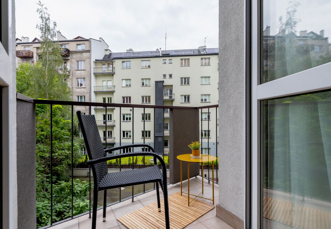 Ferienwohnung in Kraków - Wohnung Łobzowska 57/25, 1 Schlafzimmer, Balkon, Krakau 