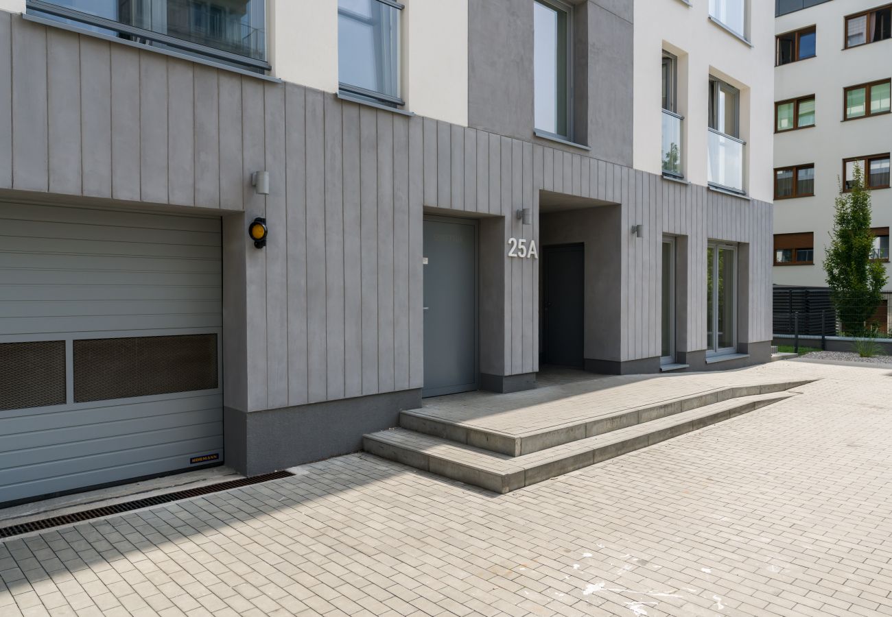 Ferienwohnung in Poznań - Niedziałkowskiego 25A/19, 1 Schlafzimmer, Klimaanlage, Parkplatz