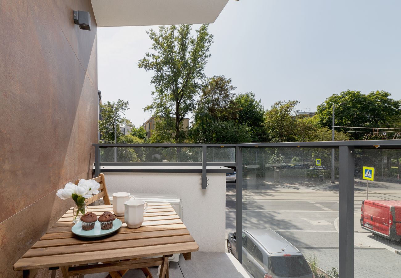 Ferienwohnung in Kraków - Bronowicka 5/10, 1 Schlafzimmer, Balkon