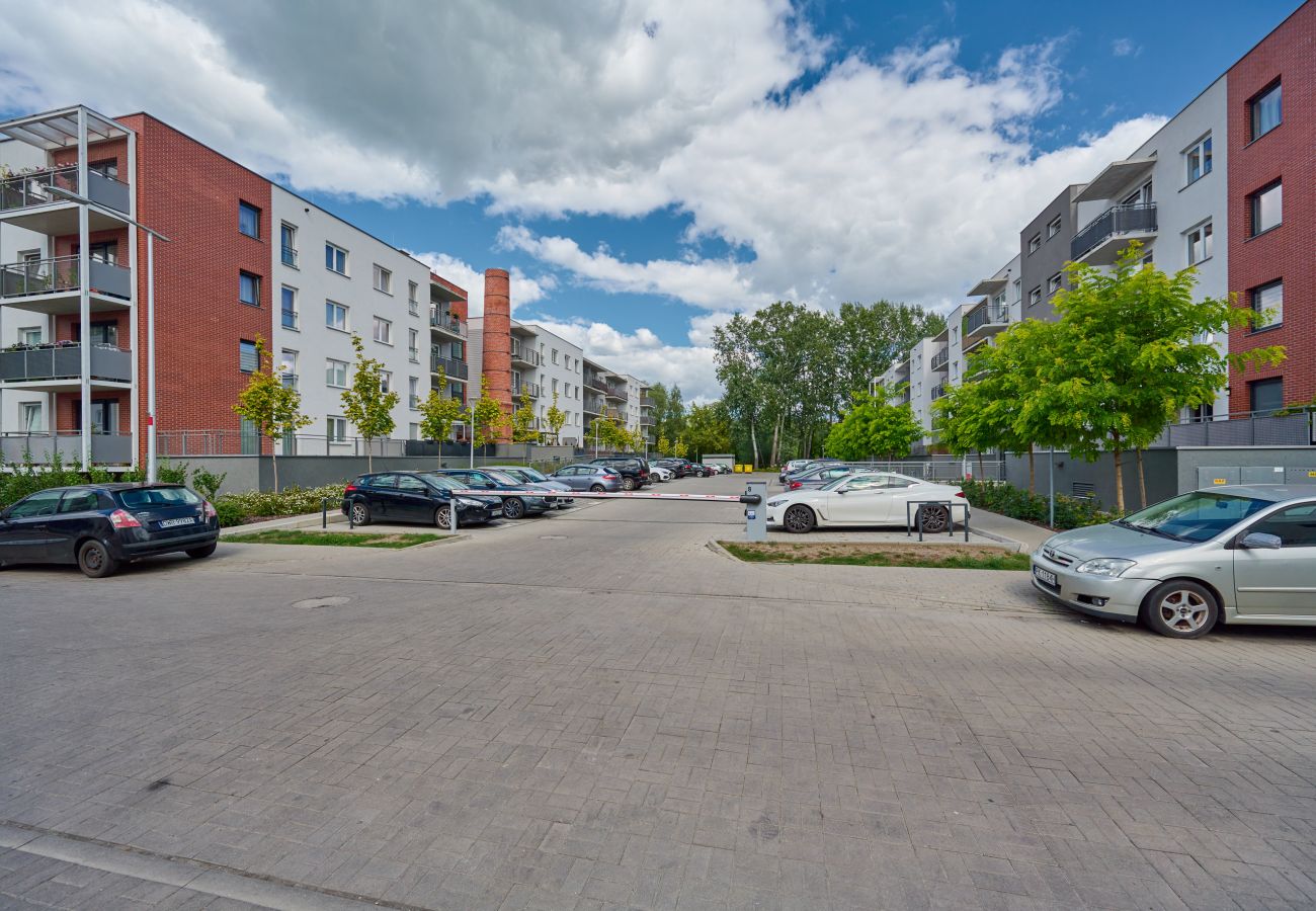 Ferienwohnung in Wrocław - Jamesa Cooka 3/10, 1 Schlafzimmer, Balkon