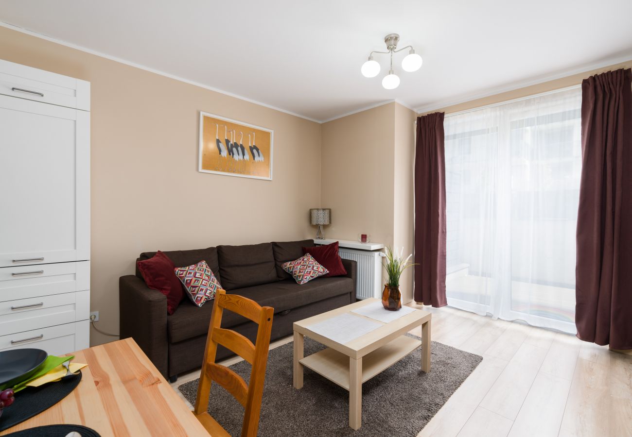 Ferienwohnung in Poznań - Wohnung Czarnieckiego 4E/6, 1 Schlafzimmer, Balkon, Posen