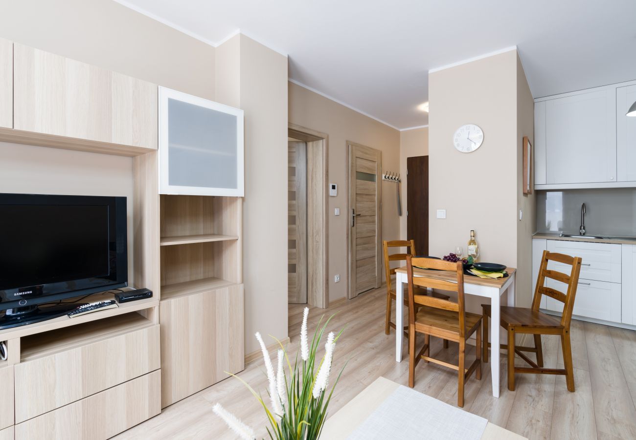 Ferienwohnung in Poznań - Wohnung Czarnieckiego 4E/6, 1 Schlafzimmer, Balkon, Posen