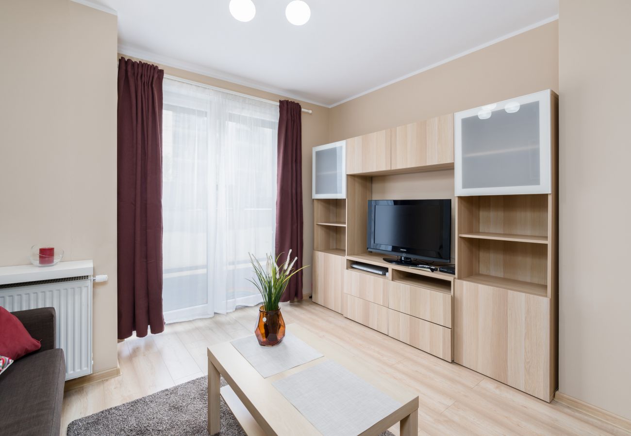 Ferienwohnung in Poznań - Wohnung Czarnieckiego 4E/6, 1 Schlafzimmer, Balkon, Posen