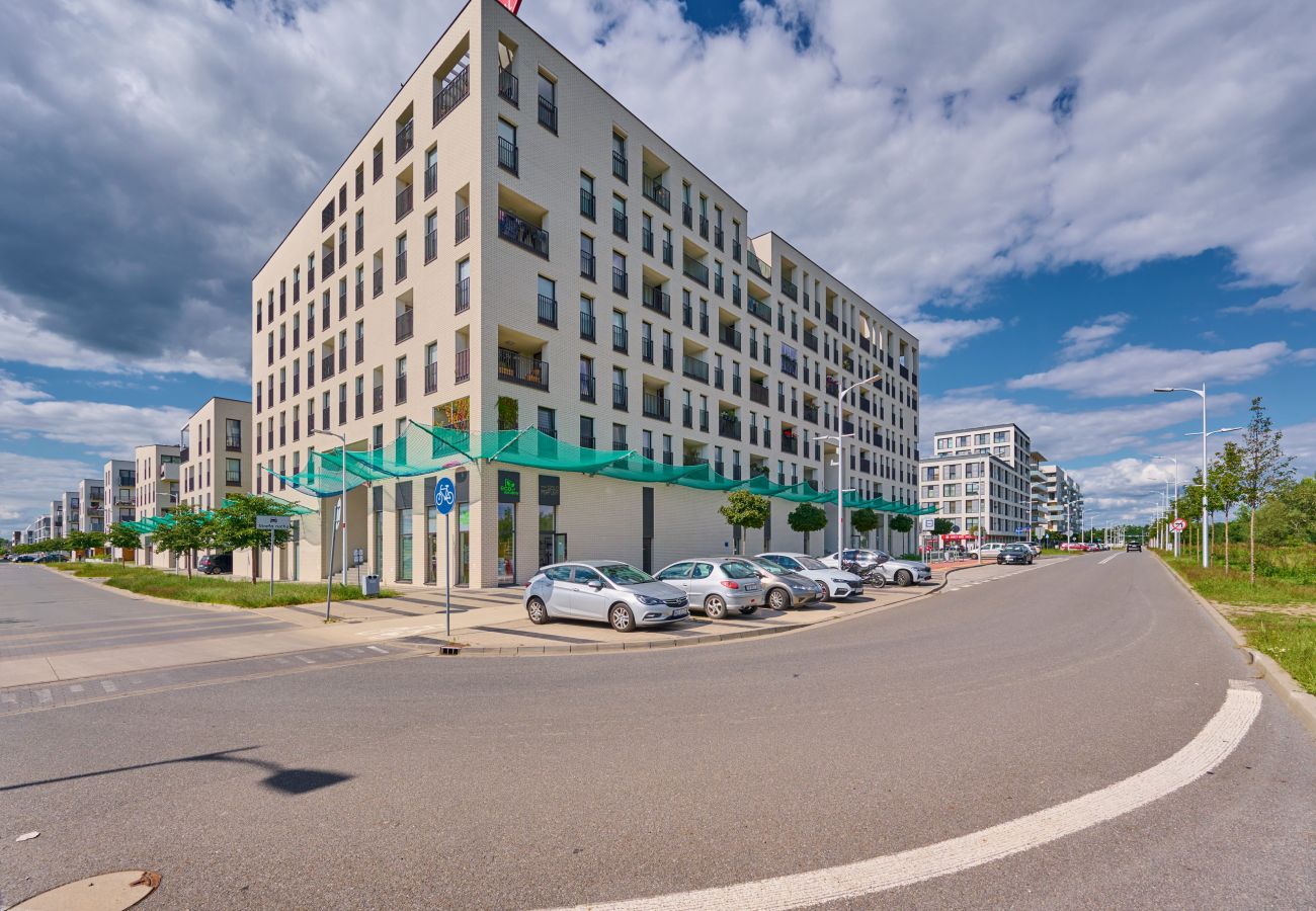 Ferienwohnung in Wrocław - Al. Architektów 16, 1 Schlafzimmer, Balkon