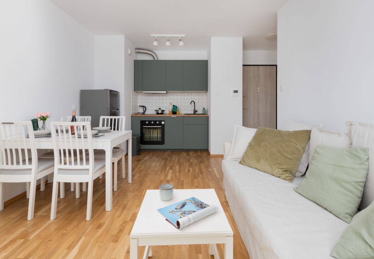 Ferienwohnung in Gdańsk - Wohnung Sucha 37A/206 | 1 Schlafzimmer, Balkon, Parkplatz