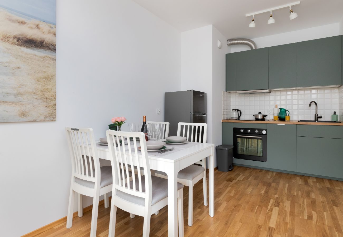 Ferienwohnung in Gdańsk - Wohnung Sucha 37A/206 | 1 Schlafzimmer, Balkon, Parkplatz