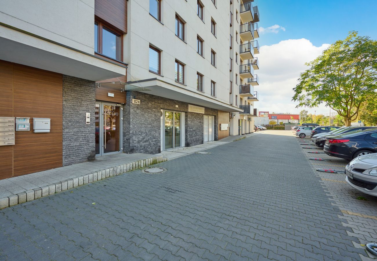 Ferienwohnung in Wrocław - Wohnung Tęczowa 82B/19 | Wifi, 1 Schlafzimmer, Balkon, Breslau