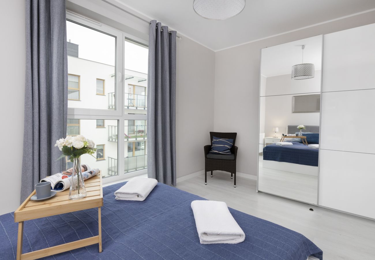 Ferienwohnung in Gdynia - Paderewskiego 5/17, 1 Schlafzimmer, Balkon, Parkplatz