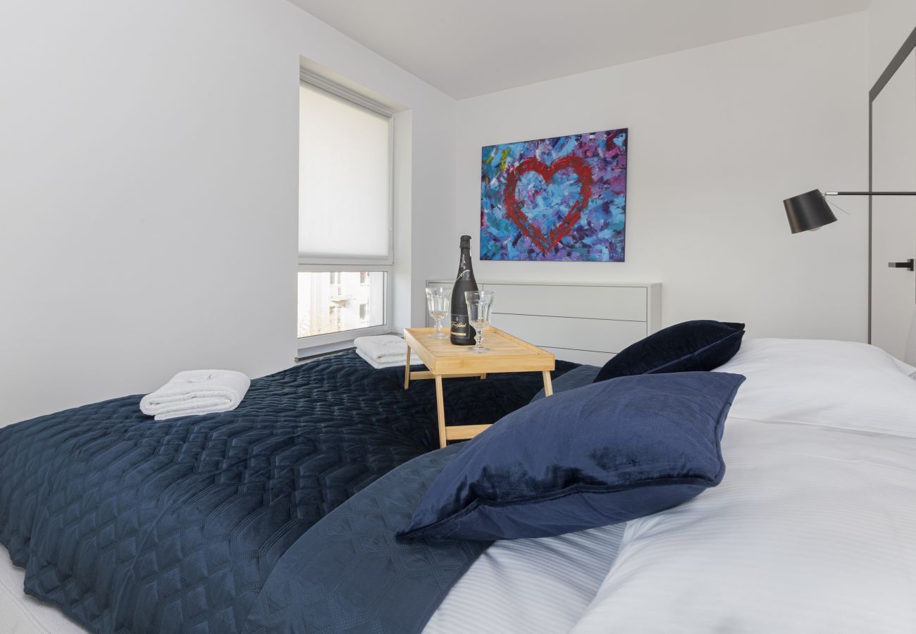 Ferienwohnung in Gdynia - Benisławskiego 8/16, Wifi, 1 Schlafzimmer, Balkon, Parkplatz, Gdynia