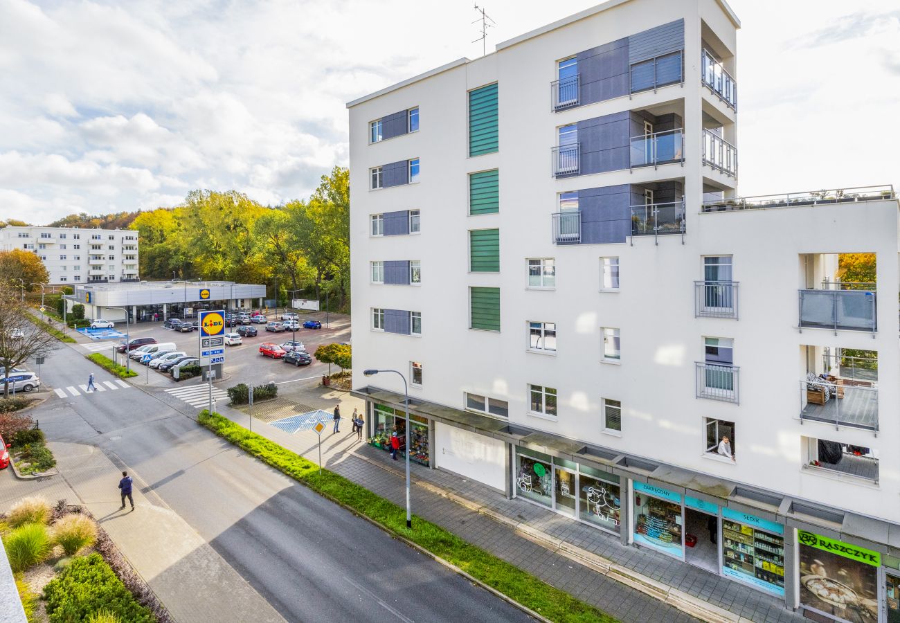 Ferienwohnung in Gdynia - Benisławskiego 8/16, Wifi, 1 Schlafzimmer, Balkon, Parkplatz, Gdynia