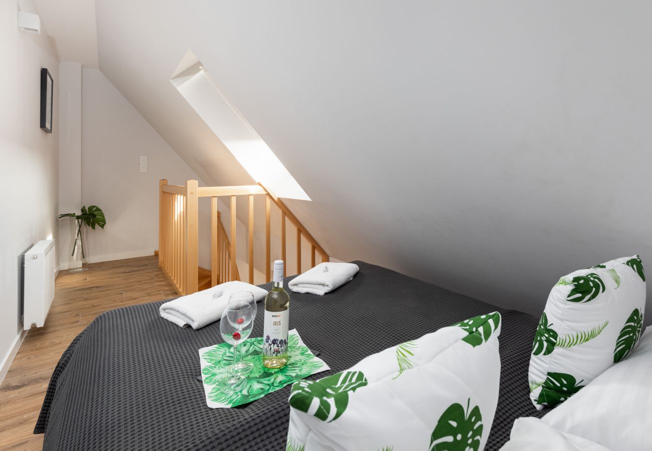 Ferienwohnung in Kołobrzeg - Lwowska 12A/36, Pet-friendly, Wifi, Schlafzimmer im Obergeschoss/Mezzanin, 4 Gäste, Kolobrzeg