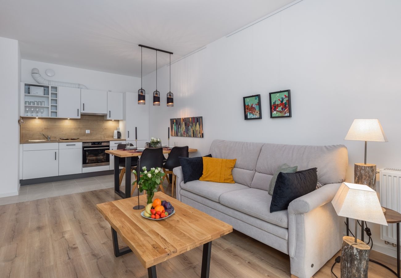 Ferienwohnung in Dziwnów - Spadochroniarzy 8A/34, 1 Schlafzimmer, Balkon, Parkplatz, Dziwnów