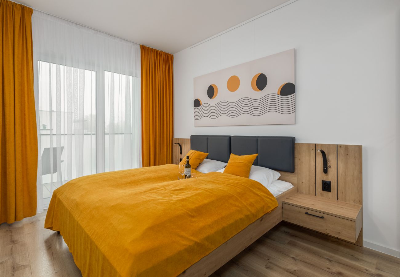 Ferienwohnung in Dziwnów - Spadochroniarzy 8A/34, 1 Schlafzimmer, Balkon, Parkplatz, Dziwnów