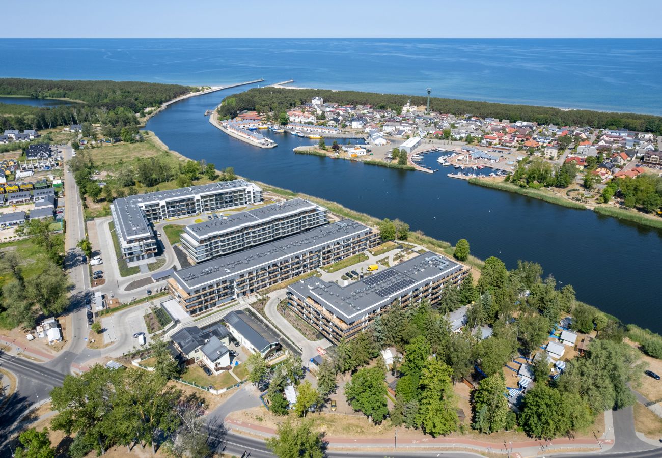 Ferienwohnung in Dziwnów - Spadochroniarzy 8A/34, 1 Schlafzimmer, Balkon, Parkplatz, Dziwnów