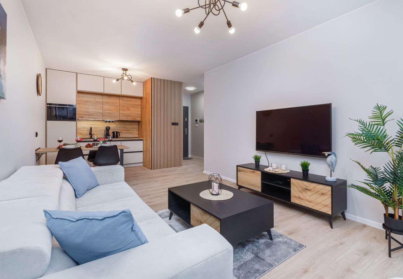 Ferienwohnung in Dziwnów - Apartment mit einem Schlafzimmer und Balkon, Spadochroniarzy 4A/5