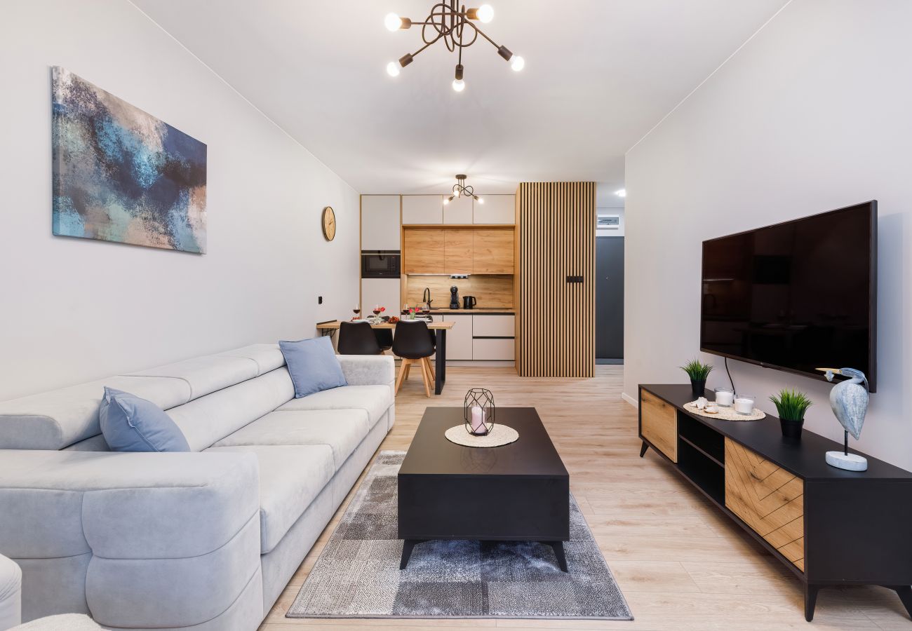 Ferienwohnung in Dziwnów - Apartment mit einem Schlafzimmer und Balkon, Spadochroniarzy 4A/5