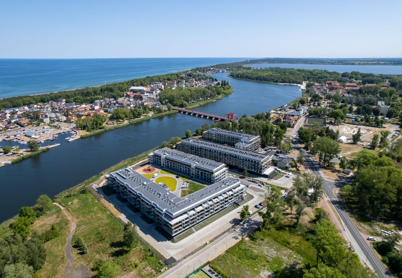 Ferienwohnung in Dziwnów - Apartment mit einem Schlafzimmer und Balkon, Spadochroniarzy 4A/5