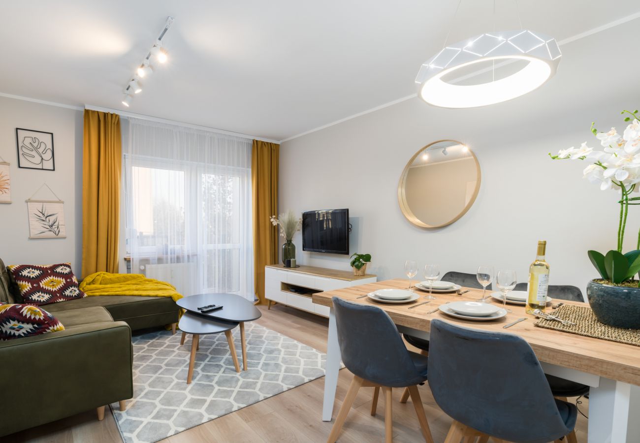 Ferienwohnung in Poznań - Nad Potokiem 5/9 | Wifi, 1 Schlafzimmer, Balkon, Poznan