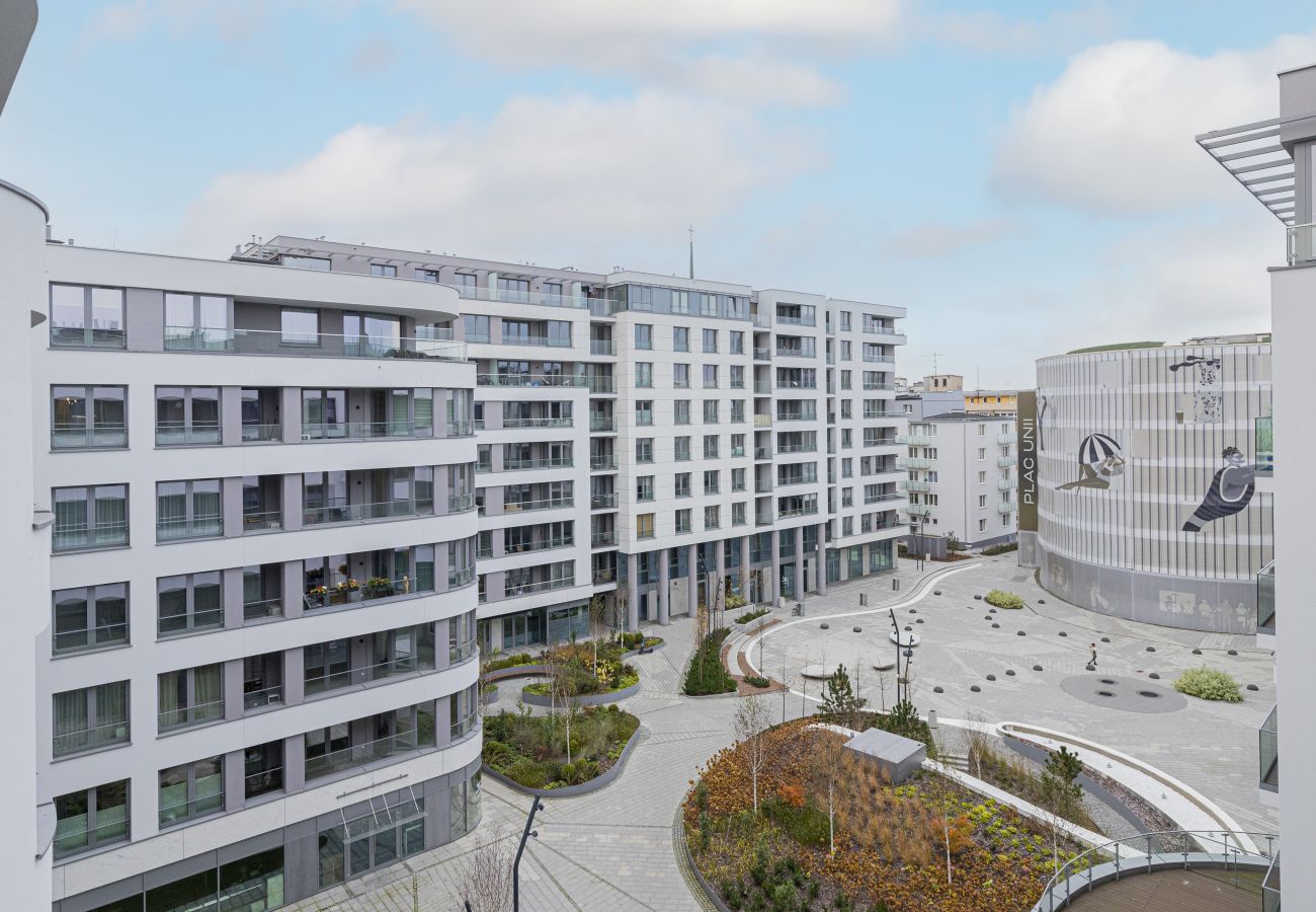 Ferienwohnung in Gdynia - Władysława IV 42/66, 1 Schlafzimmer, Balkon, Gdynia