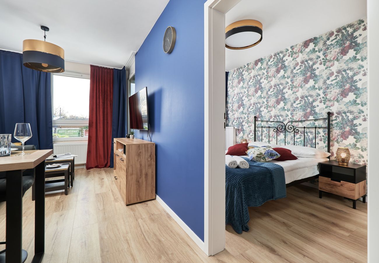 Ferienwohnung in Wrocław - Braniborska 50/6 | Wifi, 1 Schlafzimmer, Balkon, Parkplatz, Breslau