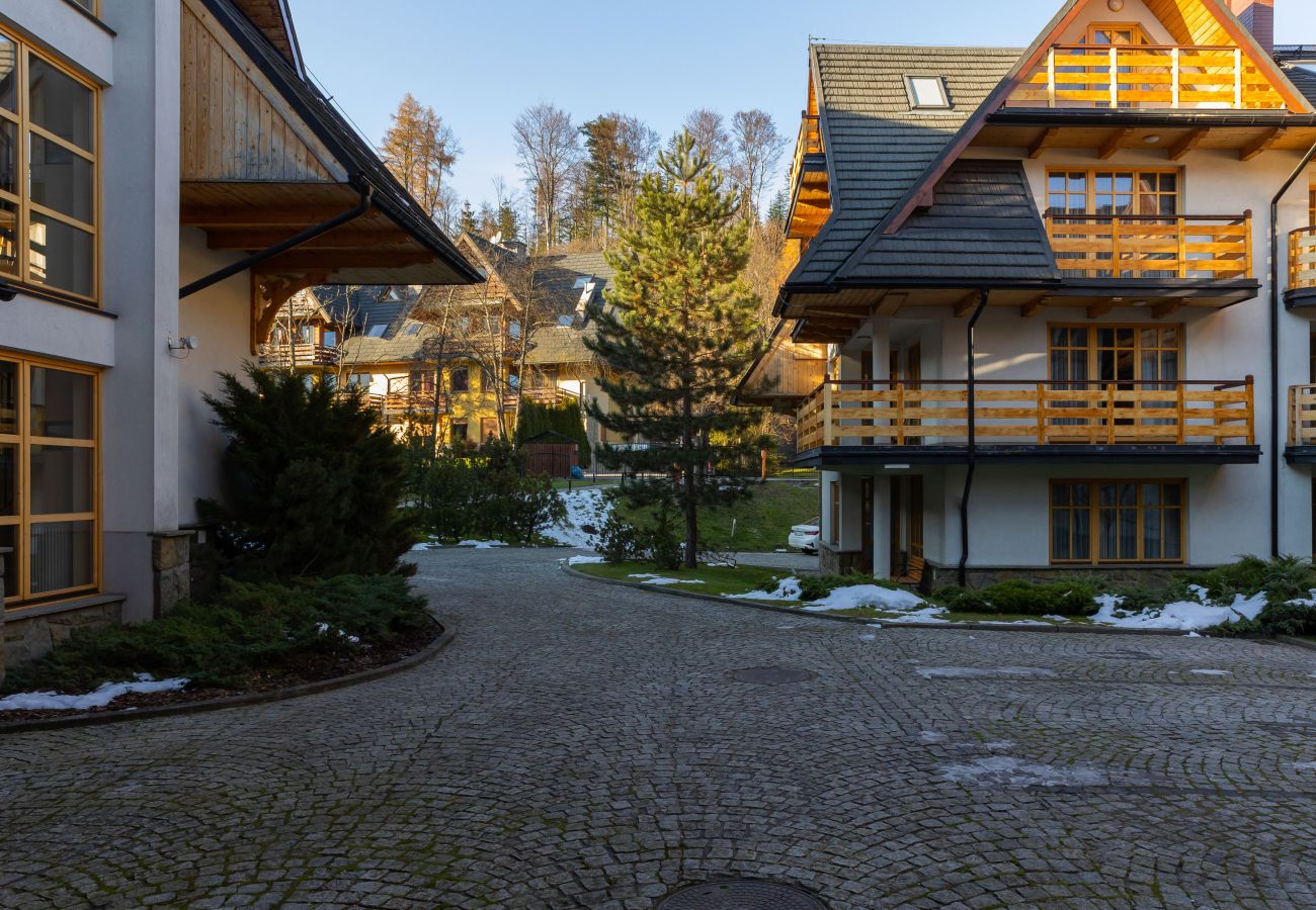 Ferienwohnung in Zakopane - Kaszelewskiego 7D/25 | Wifi, 1 Schlafzimmer, Balkon, Gym & Spa, Zakopane