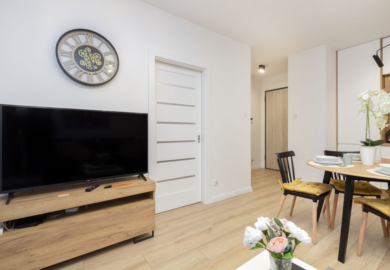 Ferienwohnung in Gdańsk - Sucha 39B/45 | 1 Schlafzimmer, Balkon, Parkplatz, Danzig