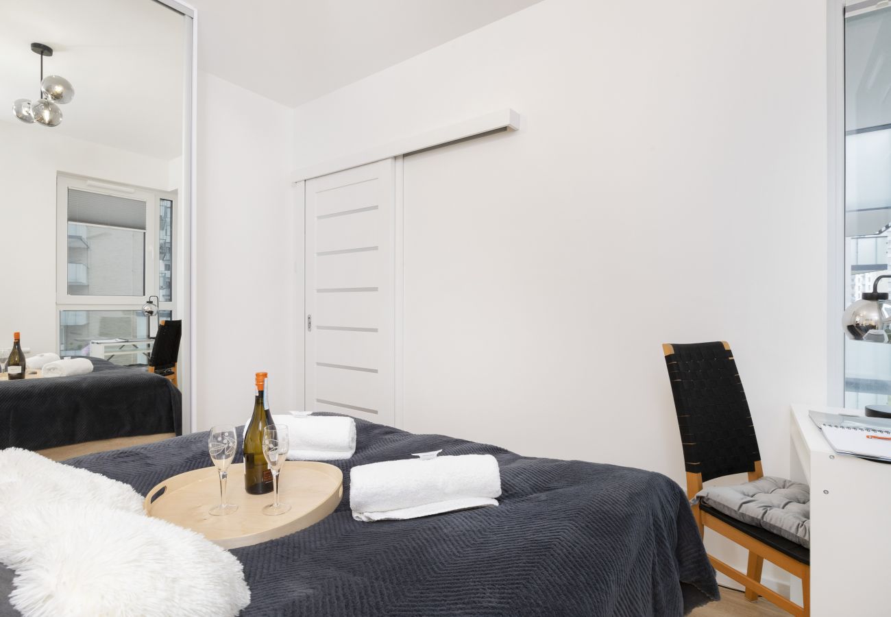 Ferienwohnung in Gdańsk - Sucha 39B/45 | 1 Schlafzimmer, Balkon, Parkplatz, Danzig